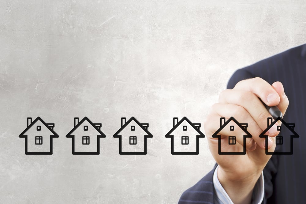 Close up of businessman drawing money concept