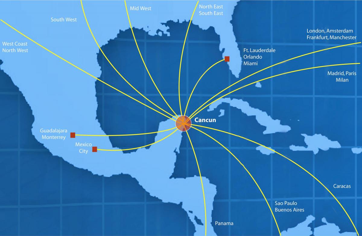 como-llegar-a-cancun